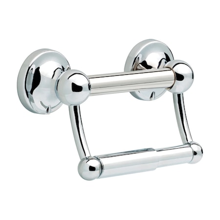 Delta Delta 5 in. L Polished Chrome Stainless Steel Toilet Paper Holder with Assist Bar DF704PC